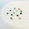 Wrapables Birthstone Charms for Jewelry Making, Crystal Pendants for DIY Bracelet, Earrings, Necklace (Set of 24)